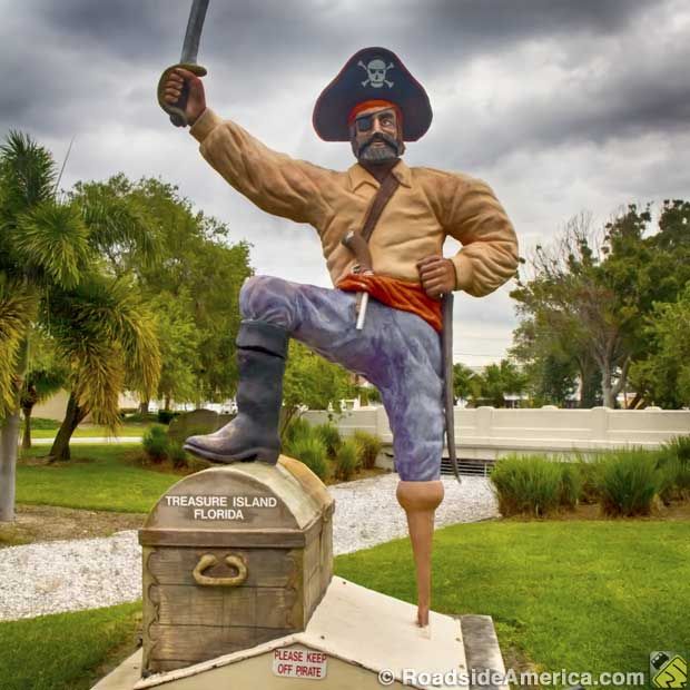Bucky Big Pirate, Treasure Island.